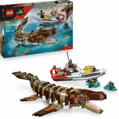 LEGO® Klemm- Und Magnetbaukästen>Jurassic World™ Mosasaurier: Die Bootmission