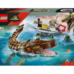 LEGO® Klemm- Und Magnetbaukästen>Jurassic World™ Mosasaurier: Die Bootmission