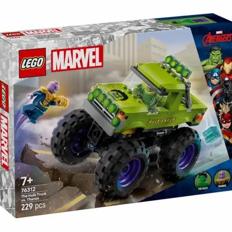 LEGO® Klemm- Und Magnetbaukästen>Marvel™ Hulk-Truck vs. Thanos 76312