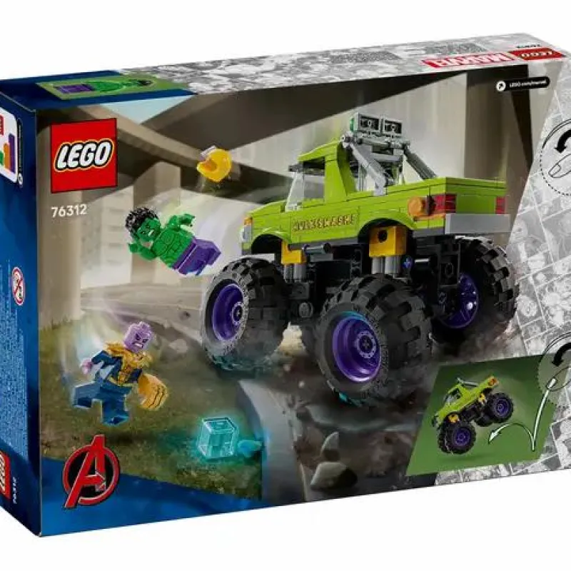 LEGO® Klemm- Und Magnetbaukästen>Marvel™ Hulk-Truck vs. Thanos 76312