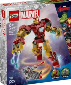 LEGO® Klemm- Und Magnetbaukästen>Marvel™ Iron Man Mech vs. Ultron 76307