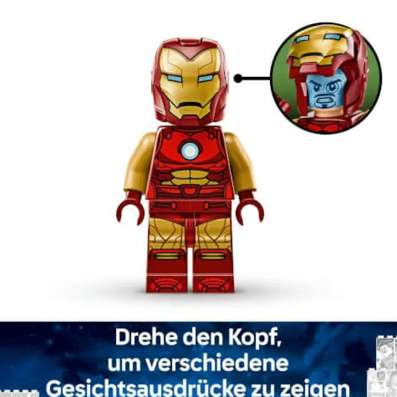 LEGO® Klemm- Und Magnetbaukästen>Marvel™ Iron Man Mech vs. Ultron 76307