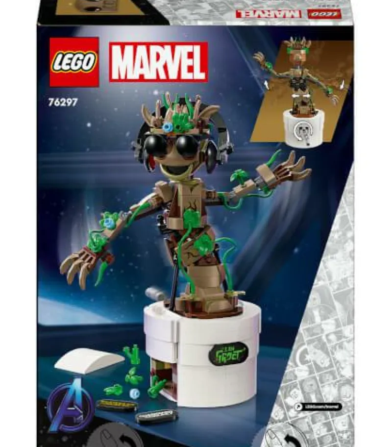 LEGO® Klemm- Und Magnetbaukästen>Marvel™ Tanzender Groot 76297