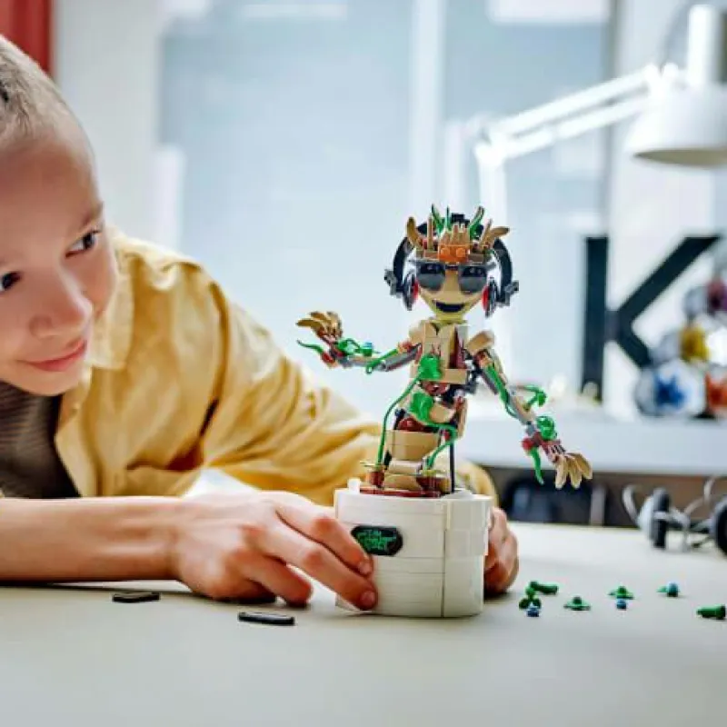 LEGO® Klemm- Und Magnetbaukästen>Marvel™ Tanzender Groot 76297
