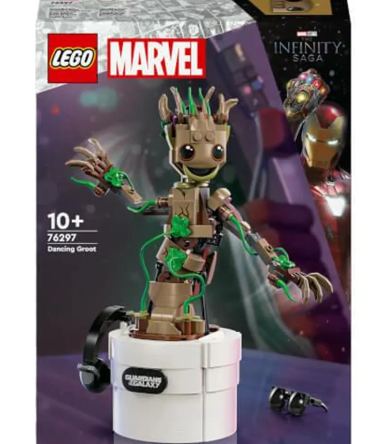 LEGO® Klemm- Und Magnetbaukästen>Marvel™ Tanzender Groot 76297