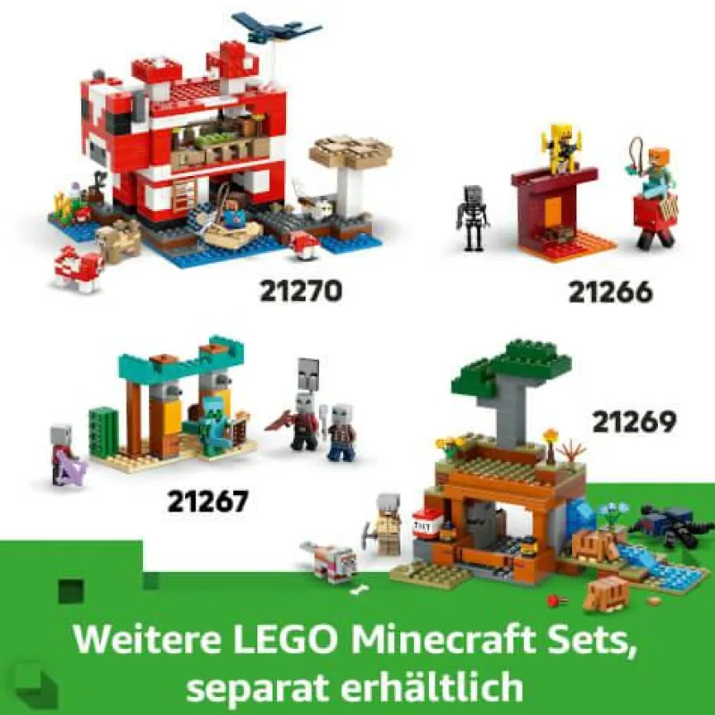 LEGO® Klemm- Und Magnetbaukästen>Minecraft™ Das Babyschwein-Haus 21268