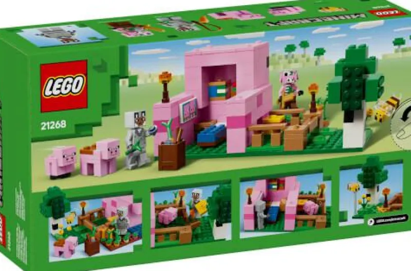 LEGO® Klemm- Und Magnetbaukästen>Minecraft™ Das Babyschwein-Haus 21268