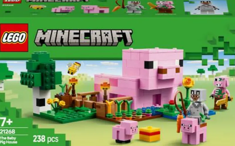 LEGO® Klemm- Und Magnetbaukästen>Minecraft™ Das Babyschwein-Haus 21268