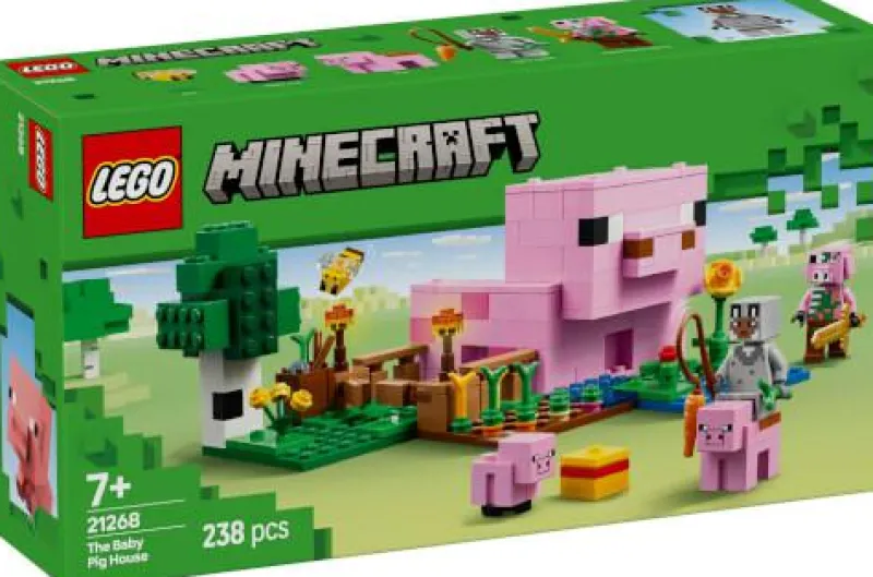 LEGO® Klemm- Und Magnetbaukästen>Minecraft™ Das Babyschwein-Haus 21268