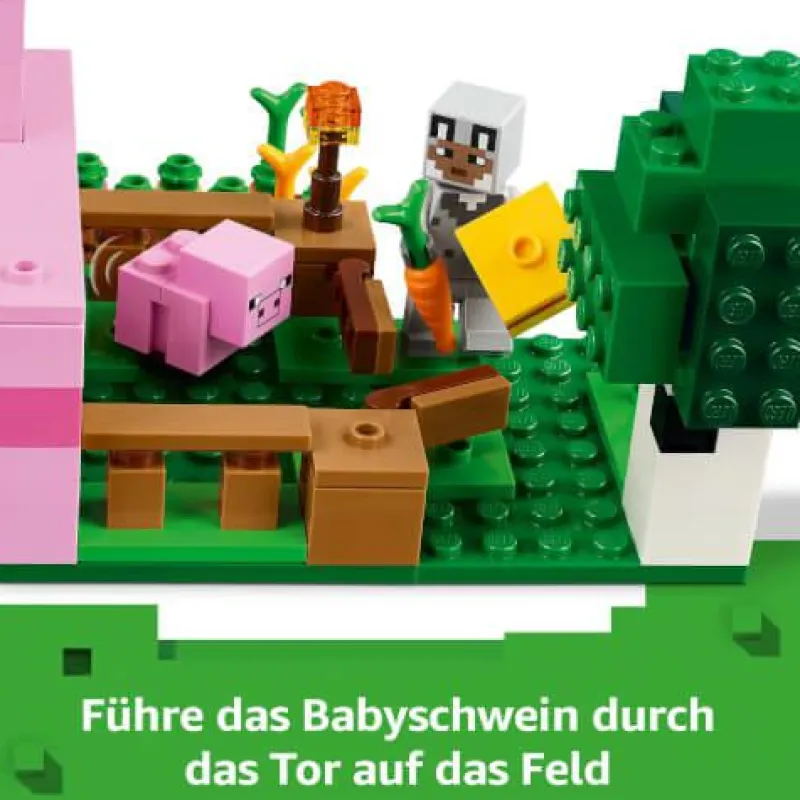 LEGO® Klemm- Und Magnetbaukästen>Minecraft™ Das Babyschwein-Haus 21268