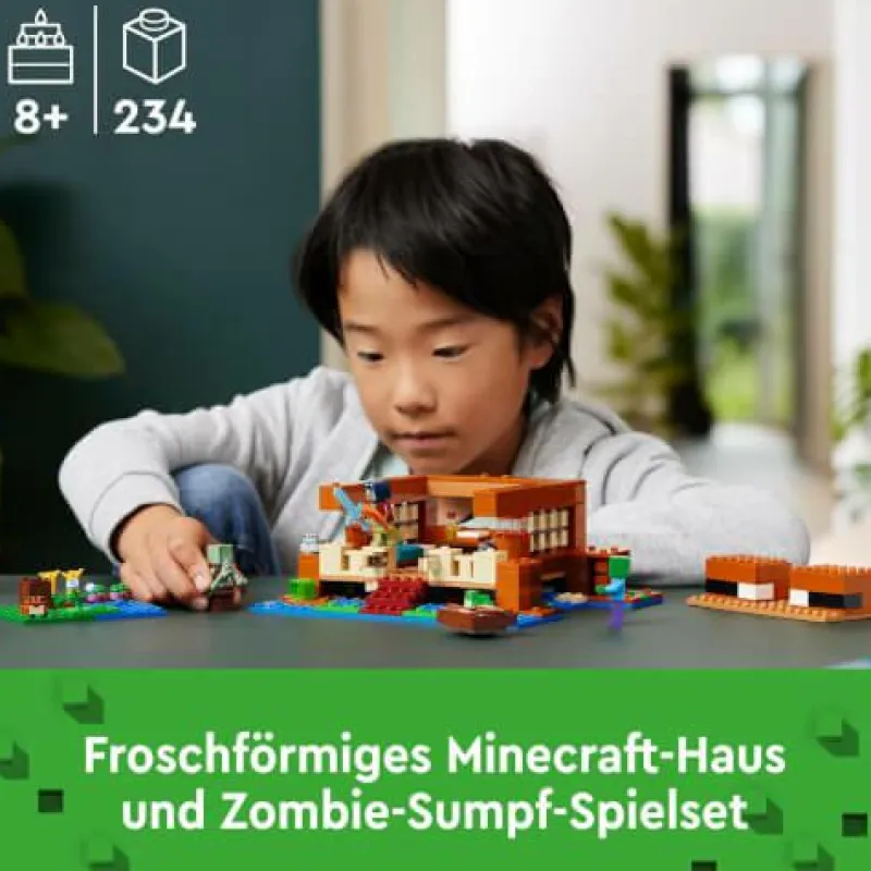 LEGO® Klemm- Und Magnetbaukästen>Minecraft™ Das Froschhaus 21256