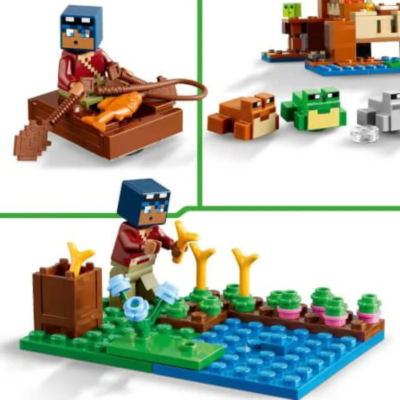 LEGO® Klemm- Und Magnetbaukästen>Minecraft™ Das Froschhaus 21256