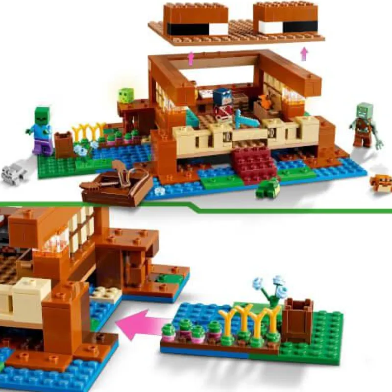 LEGO® Klemm- Und Magnetbaukästen>Minecraft™ Das Froschhaus 21256