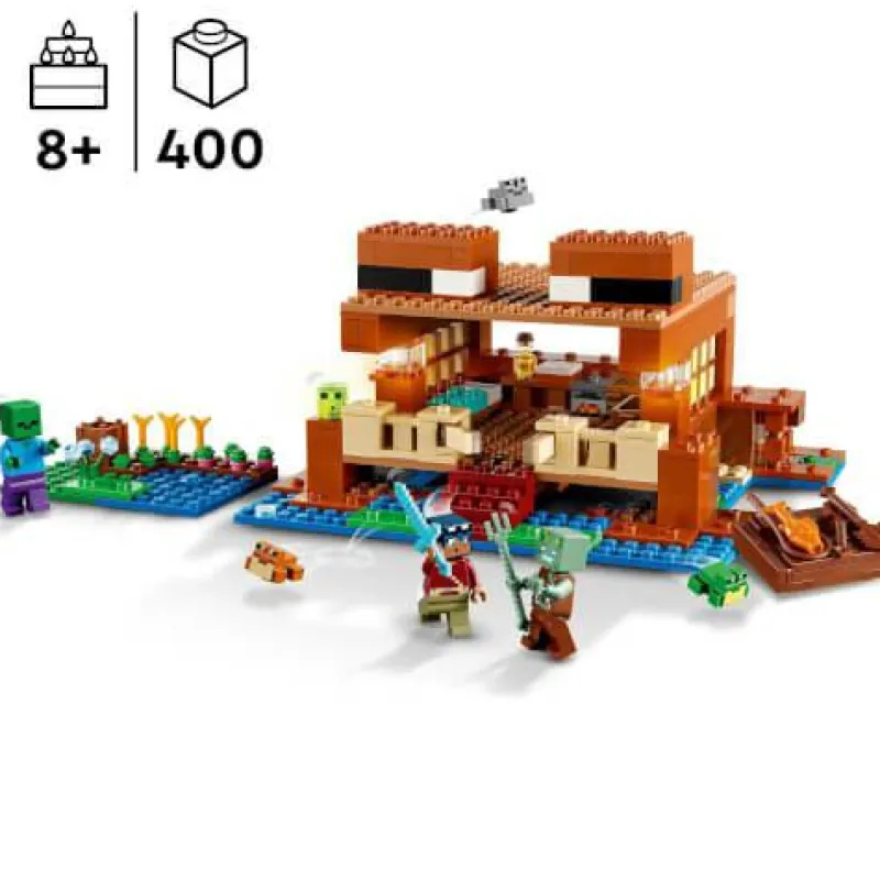 LEGO® Klemm- Und Magnetbaukästen>Minecraft™ Das Froschhaus 21256