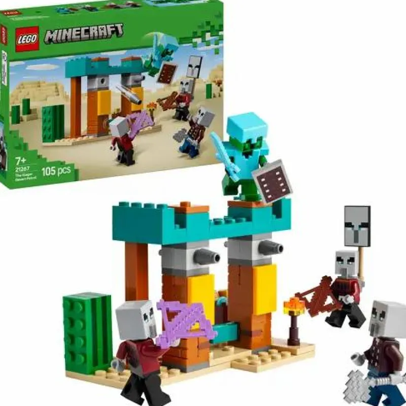 LEGO® Klemm- Und Magnetbaukästen>Minecraft™ Die Illager-Wüstenpatrouille 2126