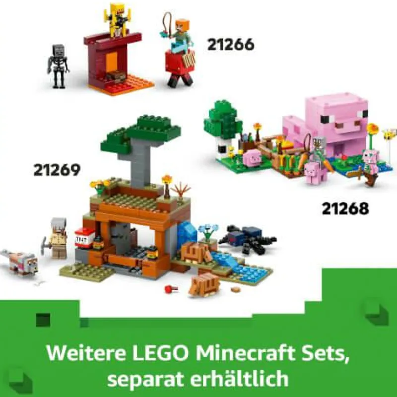LEGO® Klemm- Und Magnetbaukästen>Minecraft™ Die Illager-Wüstenpatrouille 2126