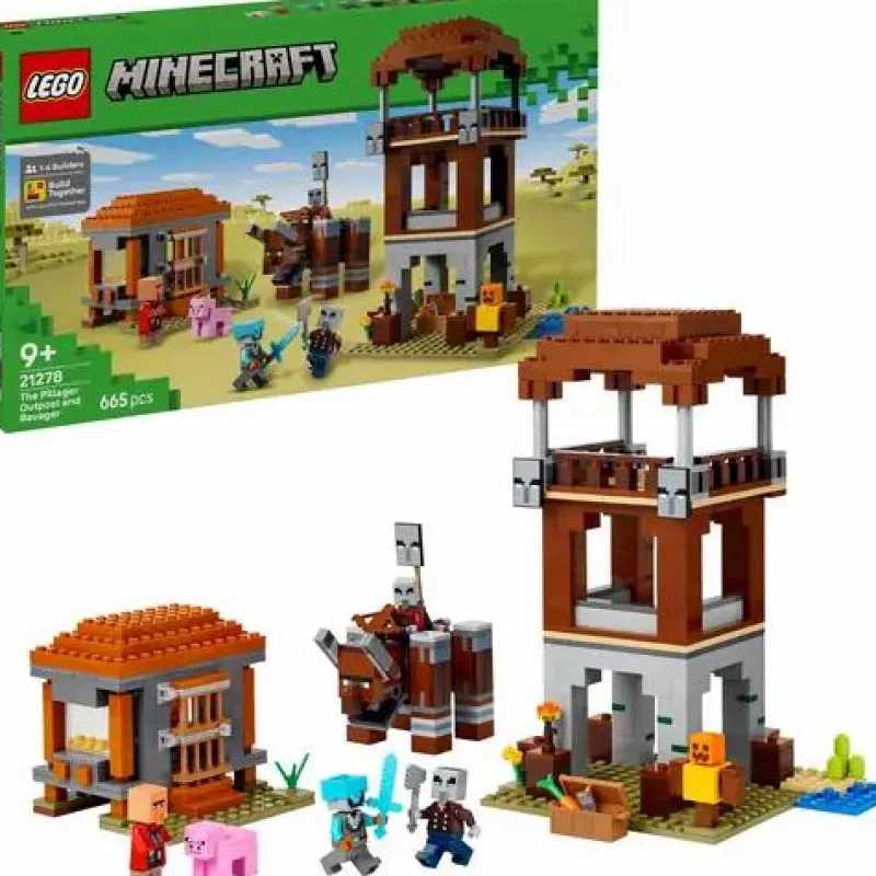 LEGO® Klemm- Und Magnetbaukästen>Minecraft™ Ein Verwüster Am Plünderer-Außenp