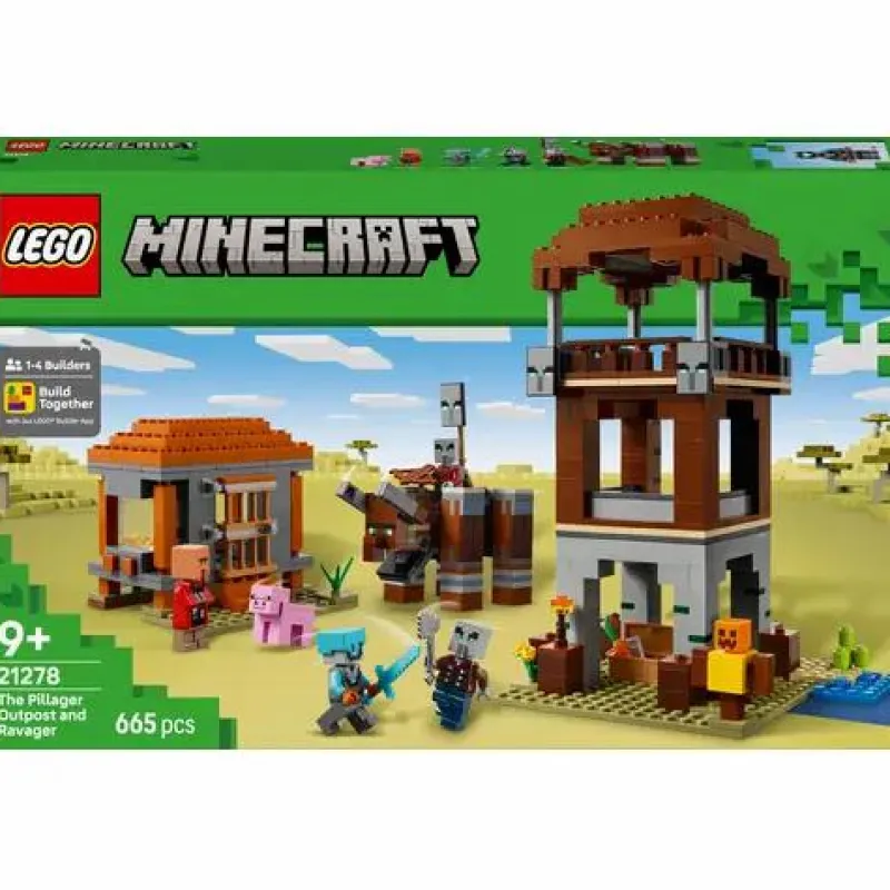 LEGO® Klemm- Und Magnetbaukästen>Minecraft™ Ein Verwüster Am Plünderer-Außenp