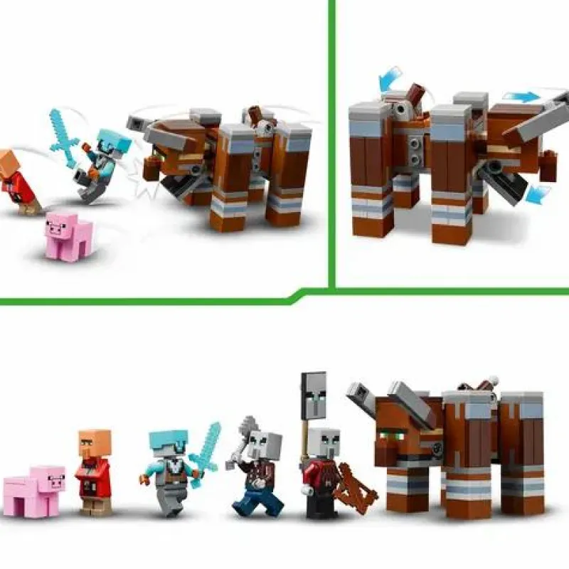 LEGO® Klemm- Und Magnetbaukästen>Minecraft™ Ein Verwüster Am Plünderer-Außenp