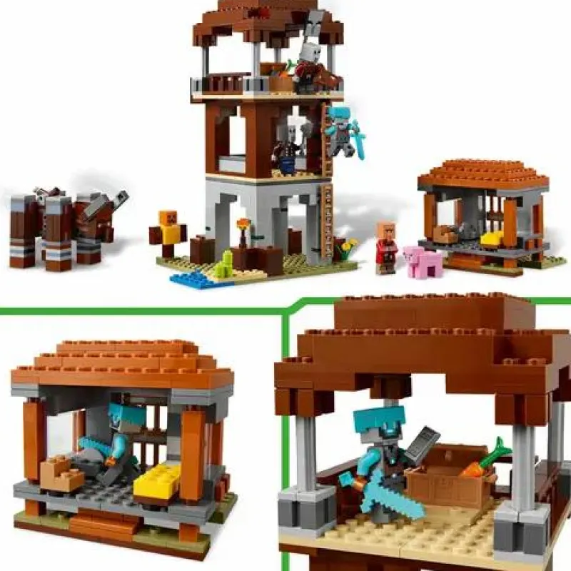 LEGO® Klemm- Und Magnetbaukästen>Minecraft™ Ein Verwüster Am Plünderer-Außenp