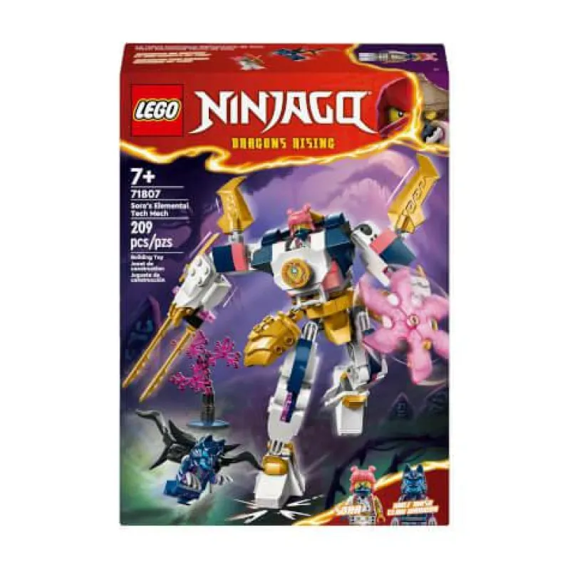LEGO® Klemm- Und Magnetbaukästen>NINJAGO® Soras Technikmech 71807