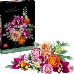 LEGO® Klemm- Und Magnetbaukästen>Schöner Rosafarbener Blumenstrauß 10342