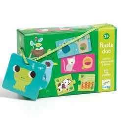 Djeco Kleinkindpuzzle|Spielen>Lernspiele: Duo Puzzle Habitat