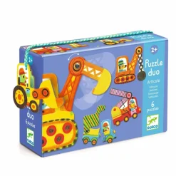 Djeco Kleinkindpuzzle|Spielen>Lernspiele: Puzzle - Bewgliche Fahrzeuge