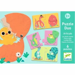 Djeco Lernspiele>Lernspiele: Puzzle duo: Eier