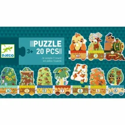 Djeco Kleinkindpuzzle|Spielen>Lernspiele: Puzzle Zählen