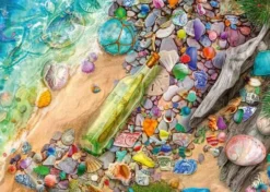 Schmidt Spiele Erwachsenenpuzzle>Leuchtendes Strandgut - Puzzle 1000 Teile