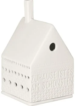 Räder Kerzen, Leuchter Und Zubehör>Lichthaus „Zuhause ist es am Schönsten", 7x7x13cm