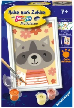 Ravensburger Malen Und Zeichnen>Lieber Waschbär - Malen nach Zahlen