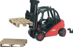 Bruder Fahrzeuge Und Fluggeräte>Linde Gabelstapler H30D mit 2 Paletten