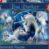 Schmidt Spiele Erwachsenenpuzzle>Lisa Parker: Anmutige Einhörner - Puzzle 1000 Teil
