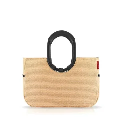 Reisenthel Taschen Und Körbe>Loopshopper M Frame Raffia Black Einkaufstasche