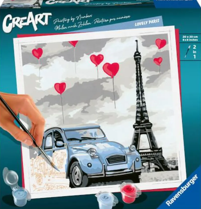 Ravensburger Malen Und Zeichnen>Lovely Paris - Malen nach Zahlen