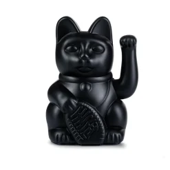 Donkey Figuren>Lucky Cat / Black / Winkekatze 10,5 x 8,5 x 15 cm