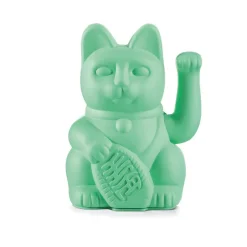 Donkey Figuren>Lucky Cat / Mint Green / Winkekatze 10,5 x 8,5 x