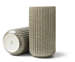 Rosendahl Vasen>Lyngby Radiance Vase H20,5cm grau irdengut