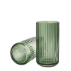 Lyngby Vasen>Vase 20cm glass green