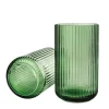 Lyngby Vasen>Vase 25cm glass green