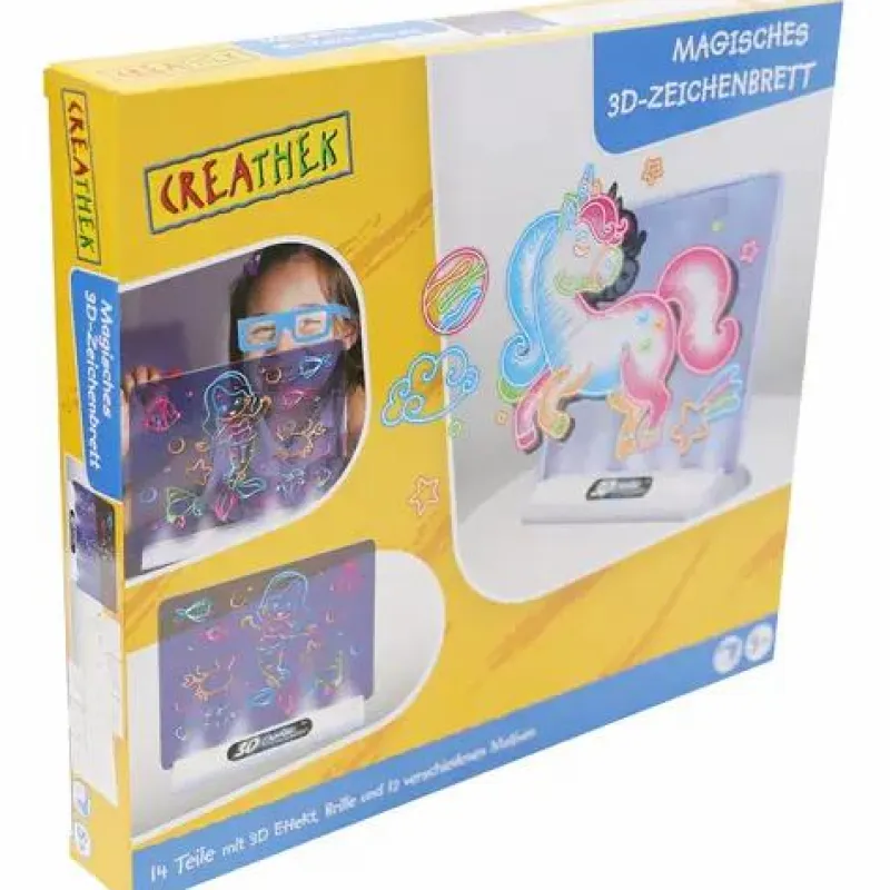 Creathek Malen Und Zeichnen>Magisches 3D-Zeichenbrett, mit Zubehör