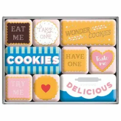 Nostalgic-Art Wand- Und Fensterdekoration>Magnet-Set (9-tlg) »Wonder Cookies«