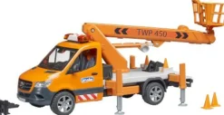 Bruder Fahrzeuge Und Fluggeräte>MB Sprinter Arbeitsbühne mit Light + Sound Modul