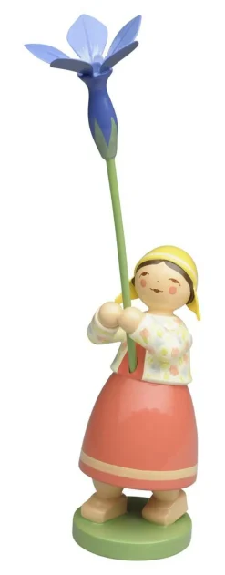 Wendt&Kühn Haus Und Küche>Mädchen mit Frühlingsenzian neu 2024