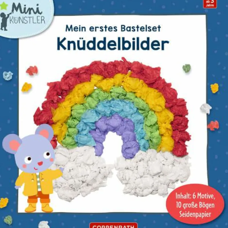 COPPENRATH SPG Basteln>Mein 1. Bastelset: Knüddelbilder Regenbogen (Mini-