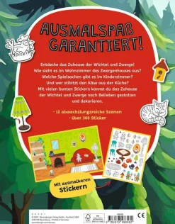Ravensburger Malen Und Zeichnen>Mein Ausmalstickerbuch Zwergenhaus