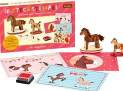 COPPENRATH SPG Malen Und Zeichnen>Mein kleiner Ponyhof - 3D-Steckstempel mit Postkar