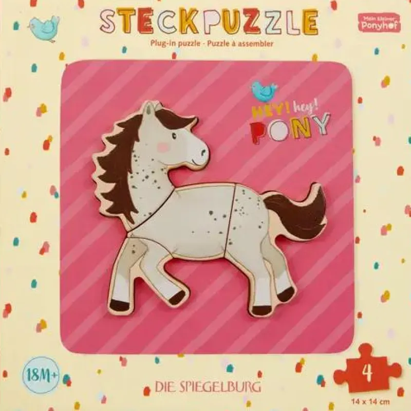 COPPENRATH SPG Kleinkindpuzzle|Spielen>Mein kleiner Ponyhof - Steck-Puzzle, 4 Teile